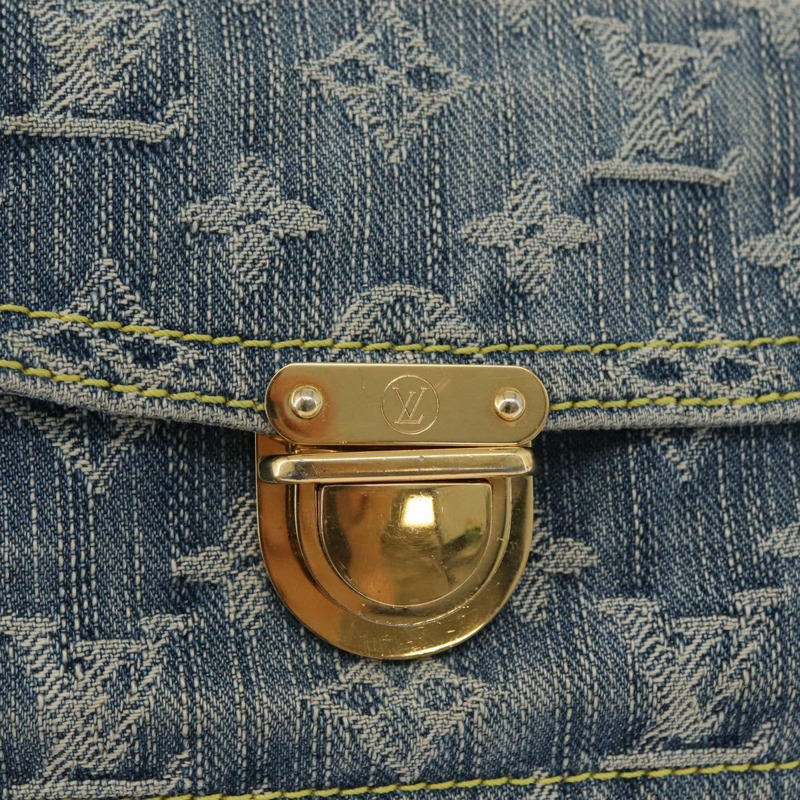 【日本直送】路易威登 Monogram 牛仔布腰包/斜背包 藍色 M95347 LV 正品 173177V-17