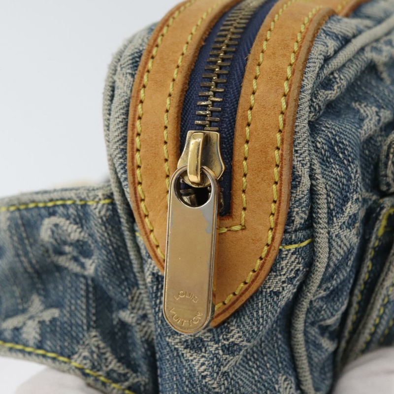 【日本直送】路易威登 Monogram 牛仔布腰包/斜背包 藍色 M95347 LV 正品 173177V-18