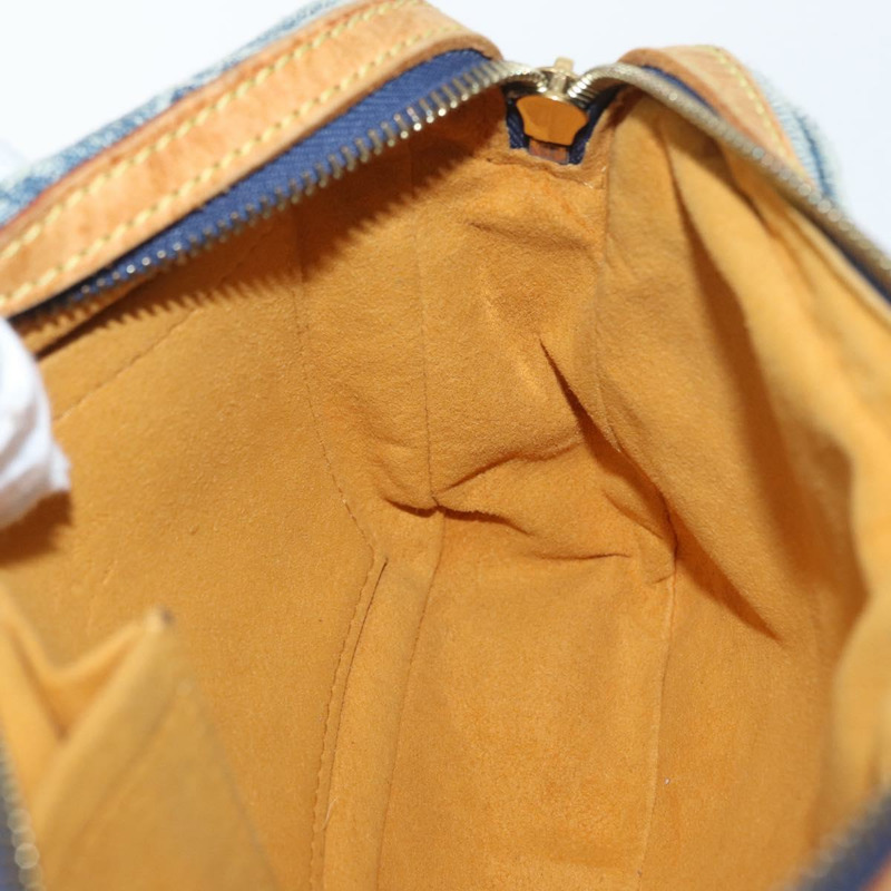 【日本直送】路易威登 Monogram 牛仔布腰包/斜背包 藍色 M95347 LV 正品 173177V-20
