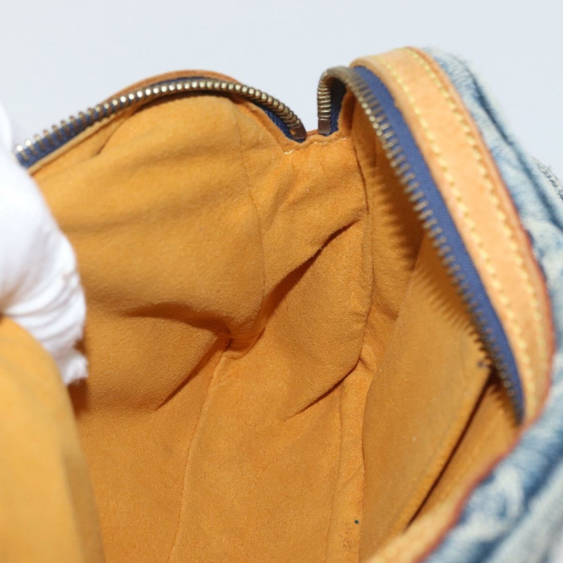 【日本直送】路易威登 Monogram 牛仔布腰包/斜背包 藍色 M95347 LV 正品 173177V-21