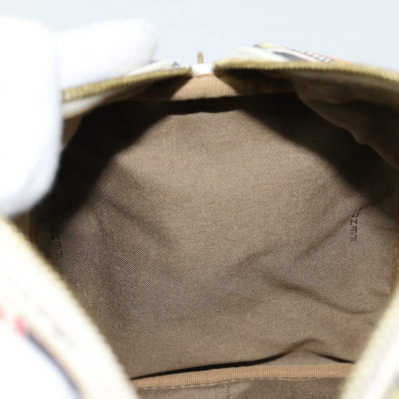 【日本直送】FENDI Zucca 帆布波士頓包 PVC 多色金色正品 173235V-21