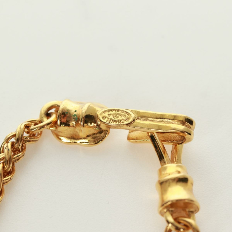 【日本直送】香奈兒放大鏡項鍊 金屬金 CC Auth 133226V-6