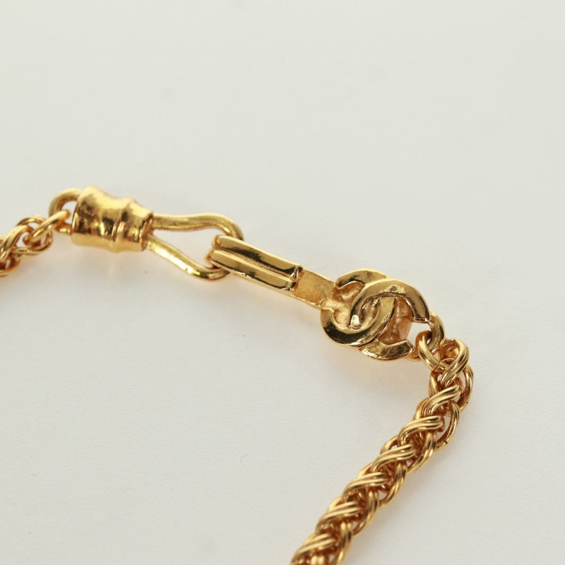 【日本直送】香奈兒放大鏡項鍊 金屬金 CC Auth 133226V-12