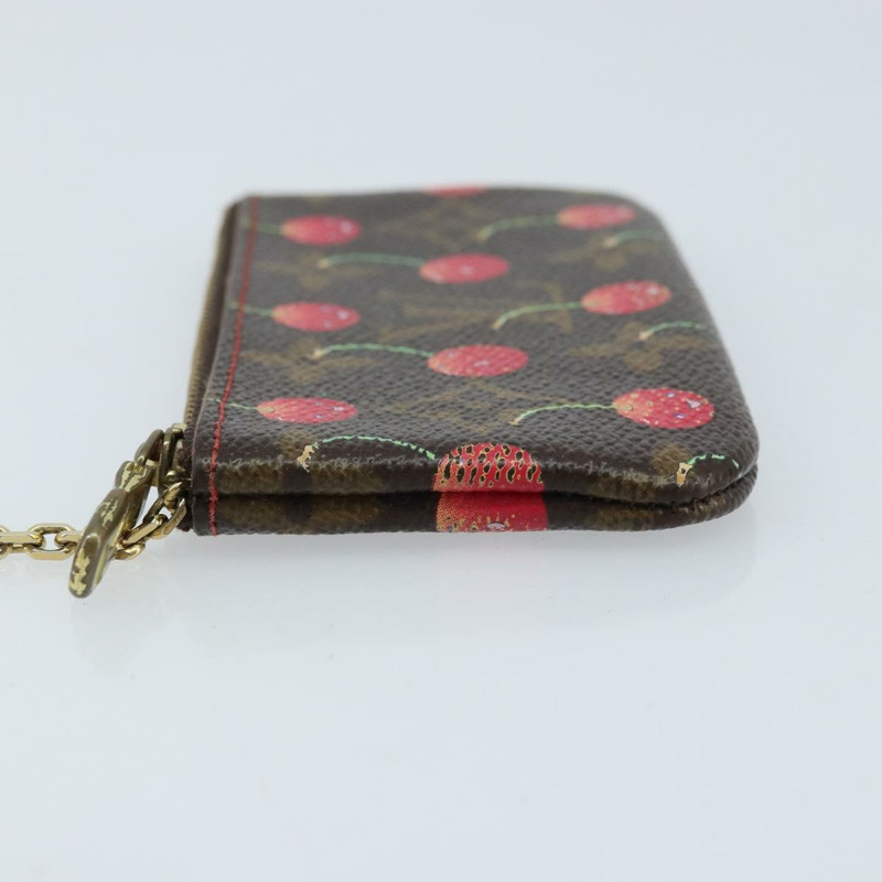 【日本直送】路易威登 Monogram Cherry Pochette Cles 零錢包 M95042 LV Auth 173273V-3