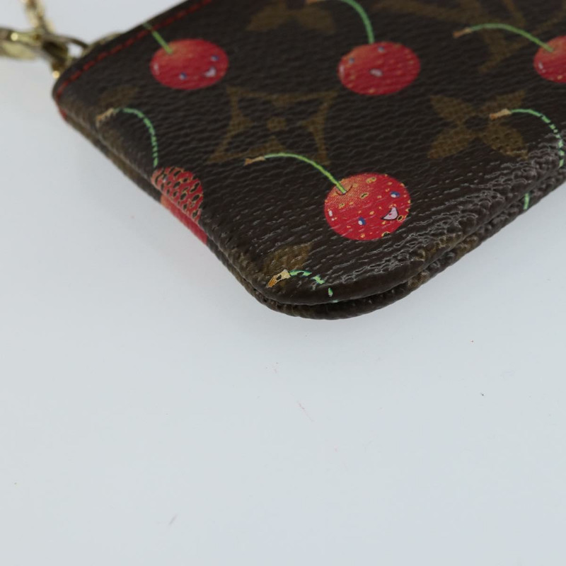 【日本直送】路易威登 Monogram Cherry Pochette Cles 零錢包 M95042 LV Auth 173273V-13