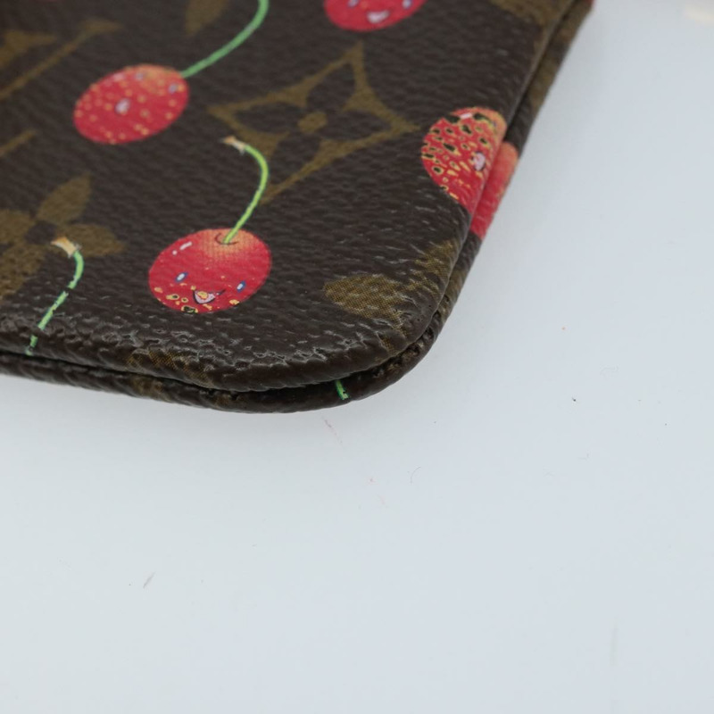 【日本直送】路易威登 Monogram Cherry Pochette Cles 零錢包 M95042 LV Auth 173273V-14