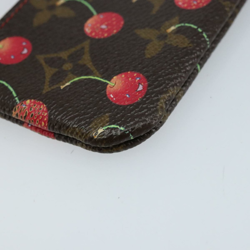 【日本直送】路易威登 Monogram Cherry Pochette Cles 零錢包 M95042 LV Auth 173273V-15