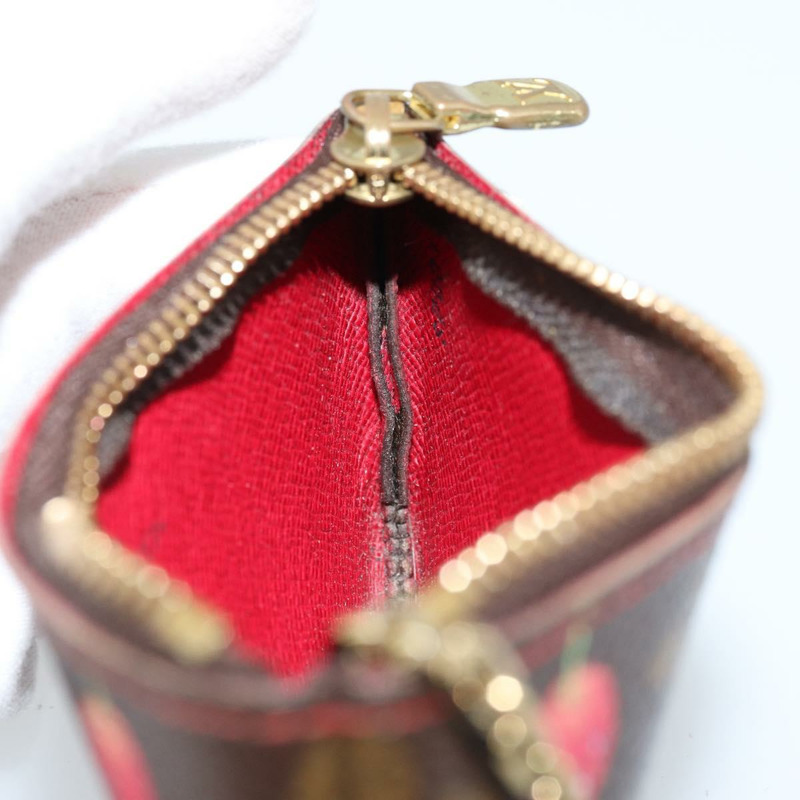 【日本直送】路易威登 Monogram Cherry Pochette Cles 零錢包 M95042 LV Auth 173273V-17