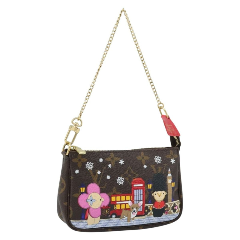 【日本直送】路易威登 Monogram Vivienne 迷你手拿包配件 M80863 LV 正品 173263SAM-0