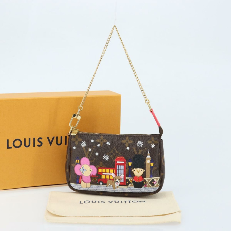 【日本直送】路易威登 Monogram Vivienne 迷你手拿包配件 M80863 LV 正品 173263SAM-11