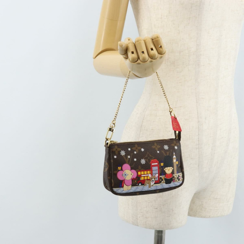 【日本直送】路易威登 Monogram Vivienne 迷你手拿包配件 M80863 LV 正品 173263SAM-21