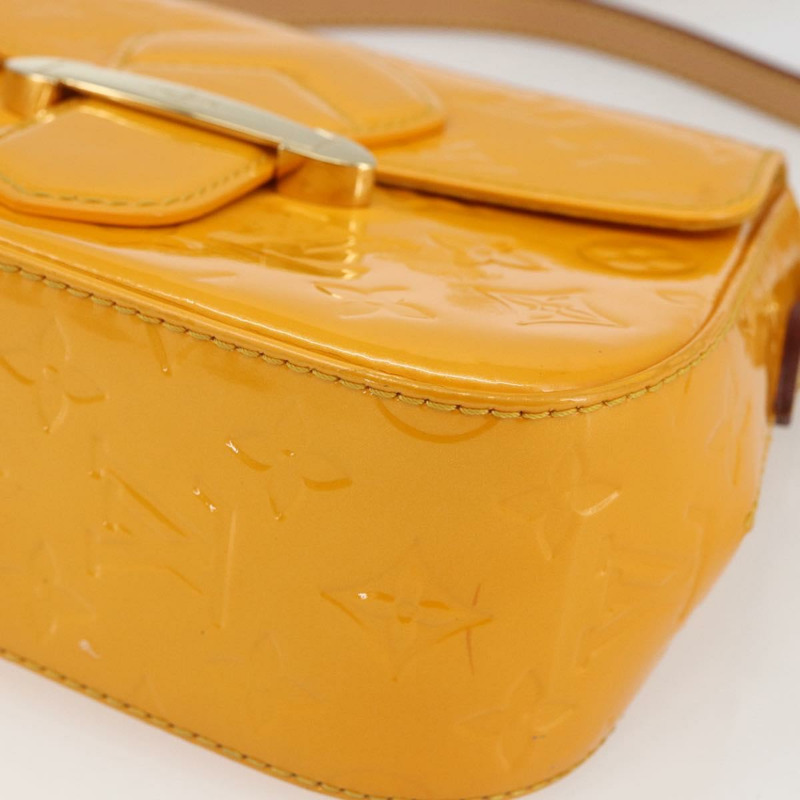 【日本直送】路易威登 Vernis Bell Flower PM 手袋 Jone passion M91731 LV Auth 173129V-8