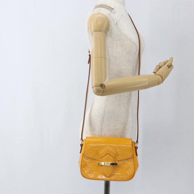 【日本直送】路易威登 Vernis Bell Flower PM 手袋 Jone passion M91731 LV Auth 173129V-22