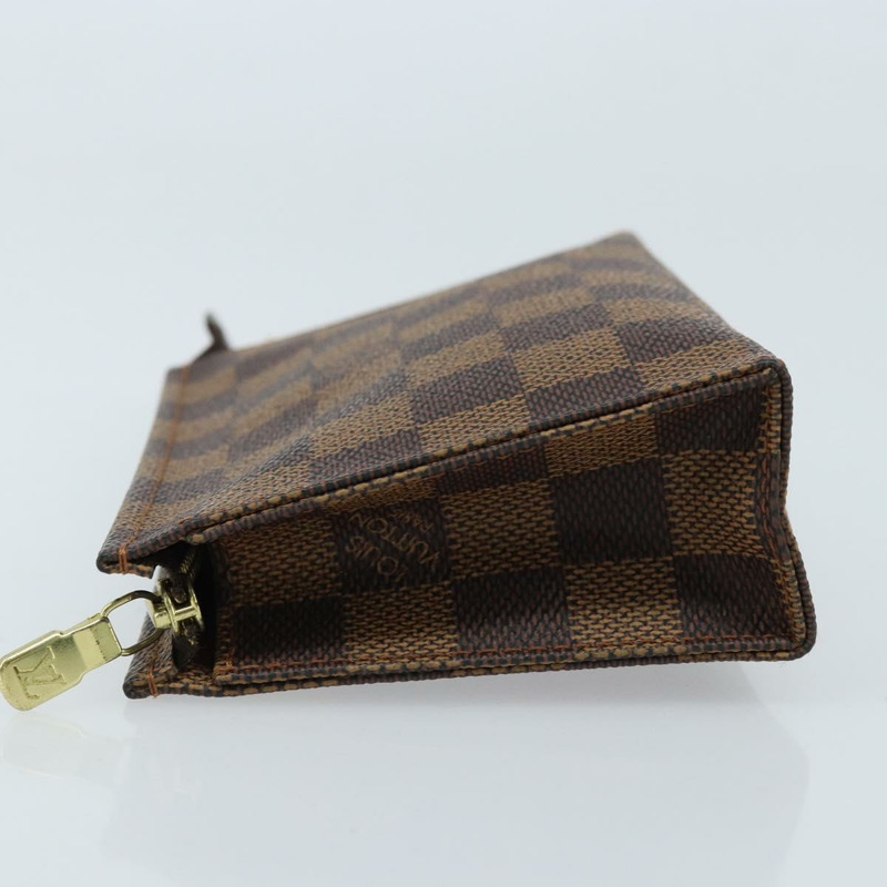 【日本直送】路易威登 Damier Ebene Poche 廁所 15 袋 N47548 LV 正品 172588V-3