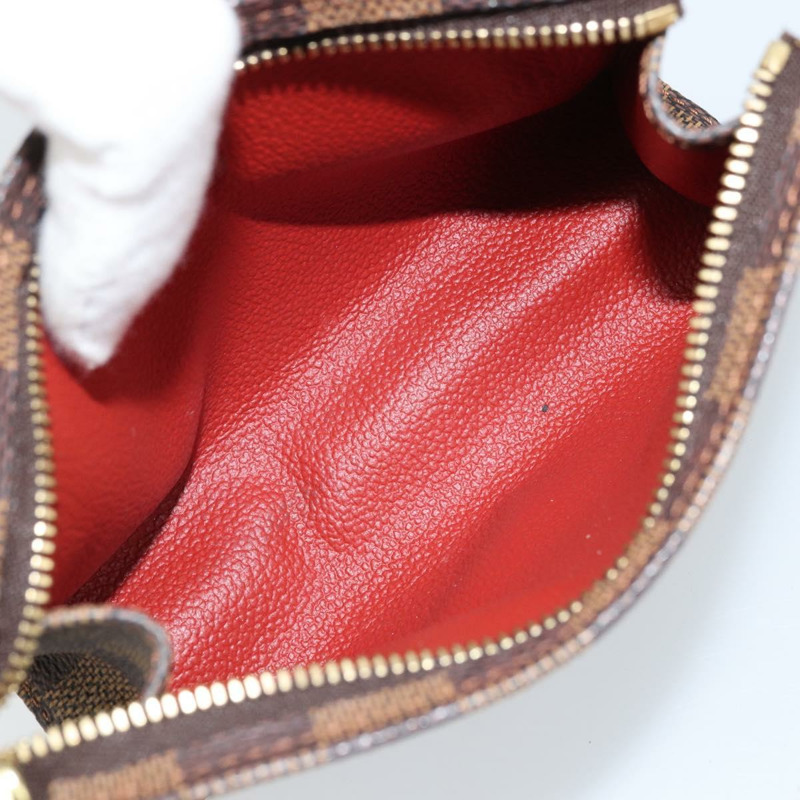 【日本直送】路易威登 Damier Ebene Poche 廁所 15 袋 N47548 LV 正品 172588V-9