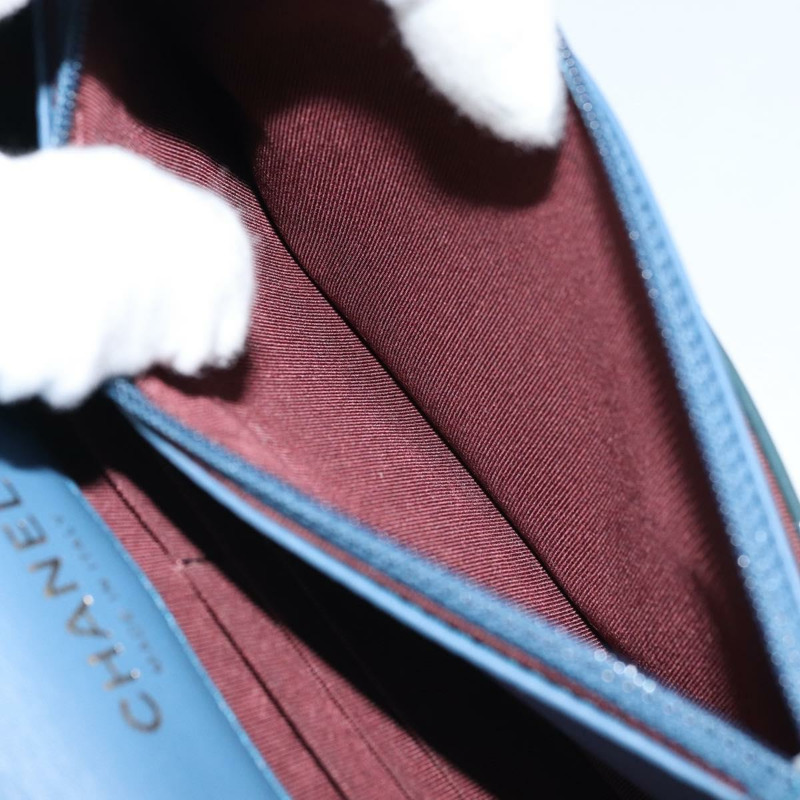 【日本直送】香奈兒 (CHANEL) Matelasse 鏈條肩背包，漆皮綠色金色雙C標誌，貨號 173130SAM-23