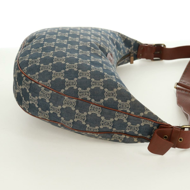 【日本直送】CELINE Paris Macadam帆布單肩包 藍色 正品 173229V-3