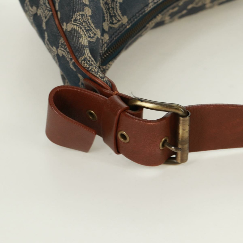 【日本直送】CELINE Paris Macadam帆布單肩包 藍色 正品 173229V-8