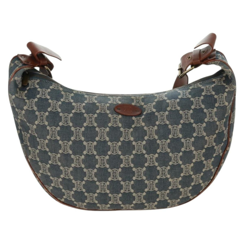 【日本直送】CELINE Paris Macadam帆布單肩包 藍色 正品 173229V-12