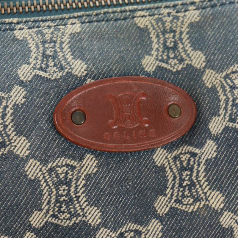 【日本直送】CELINE Paris Macadam帆布單肩包 藍色 正品 173229V-18