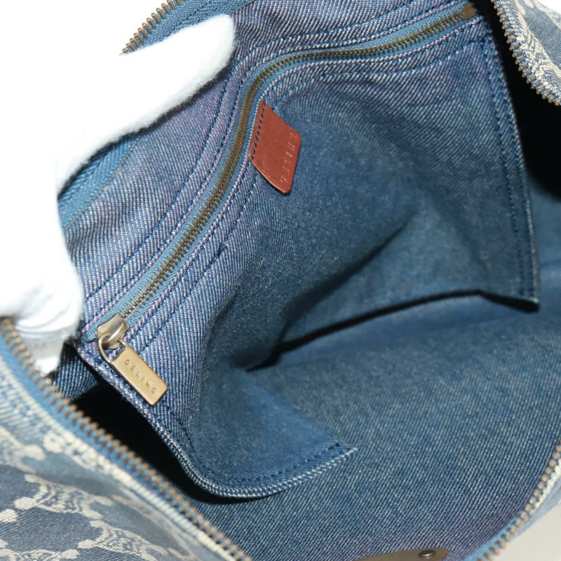 【日本直送】CELINE Paris Macadam帆布單肩包 藍色 正品 173229V-23