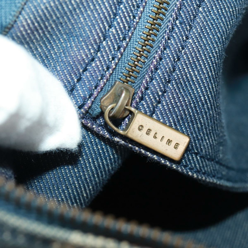 【日本直送】CELINE Paris Macadam帆布單肩包 藍色 正品 173229V-24