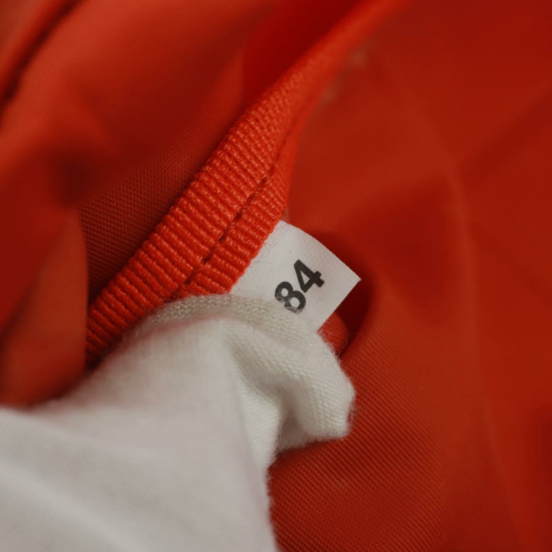 【日本直送】PRADA 腰包 尼龍 橘色 銀色 正品 165773V-9