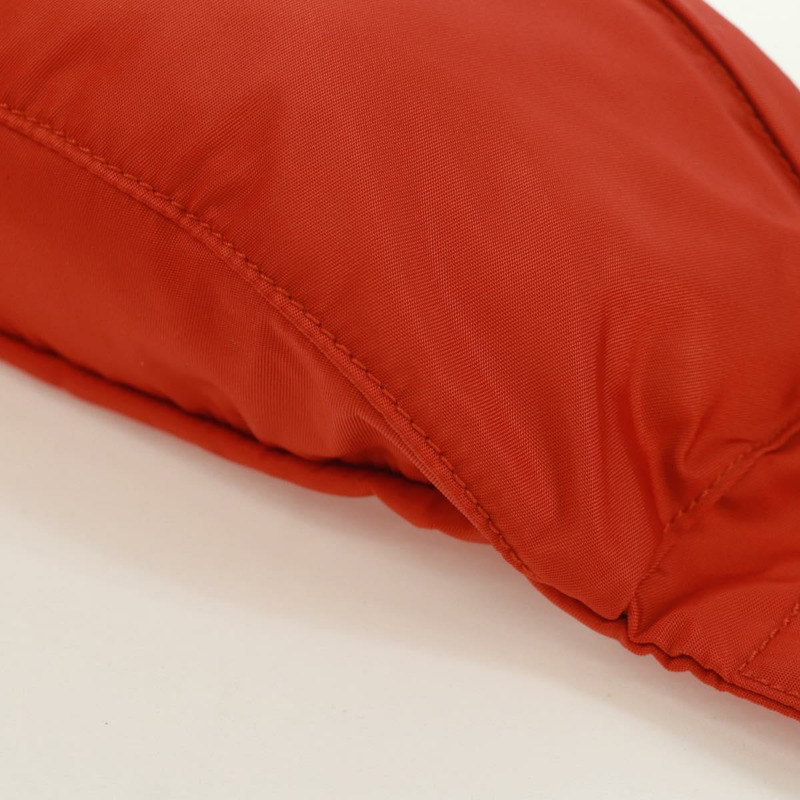 【日本直送】PRADA 腰包 尼龍 橘色 銀色 正品 165773V-15