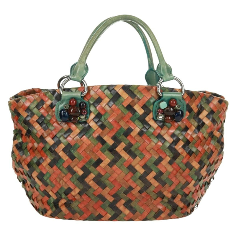 【日本直送】Miu Miu 鏈條手提包 皮革 多色 銀色 正品 165767V-1