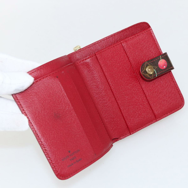 【日本直送】路易威登 Monogram Cherry 迷你拉鍊雙折皮夾 M95005 LV 正品 165814V-7