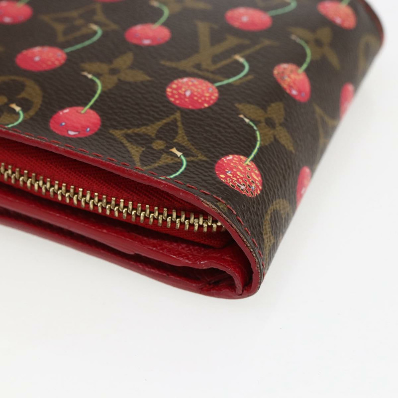 【日本直送】路易威登 Monogram Cherry 迷你拉鍊雙折皮夾 M95005 LV 正品 165814V-14