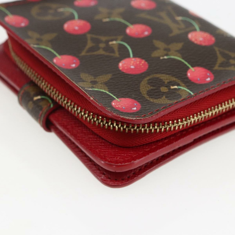 【日本直送】路易威登 Monogram Cherry 迷你拉鍊雙折皮夾 M95005 LV 正品 165814V-15