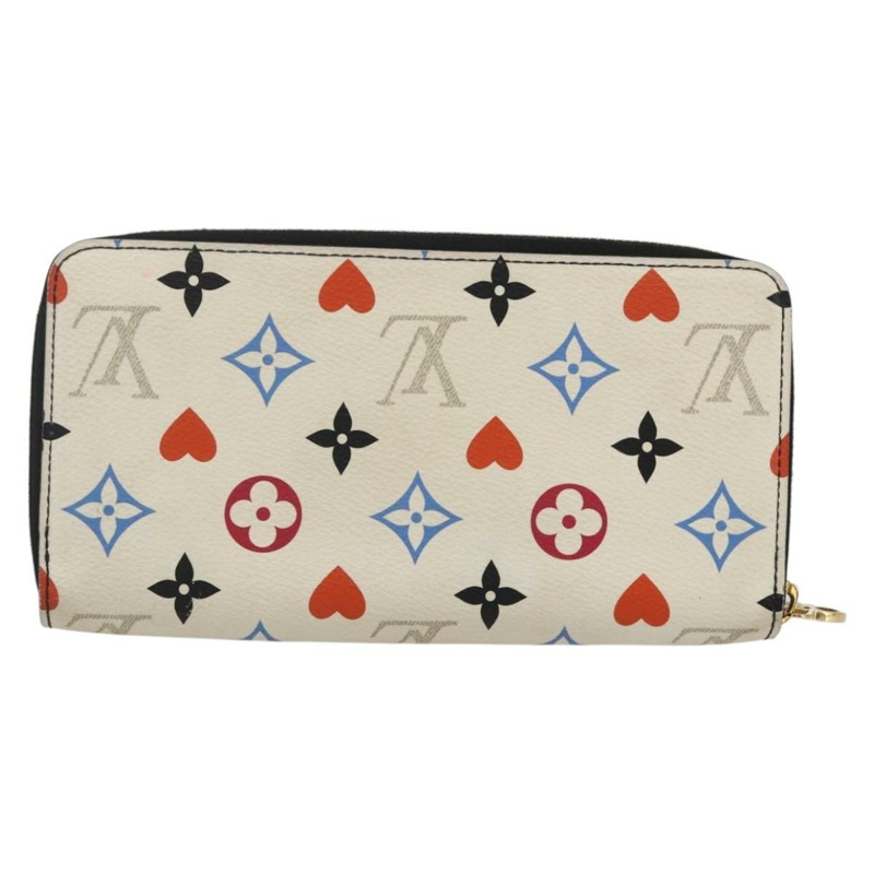 【日本直送】路易威登 Monogram Game On Zippy 長版皮夾 白色 M57491 LV 正品 165832M-1