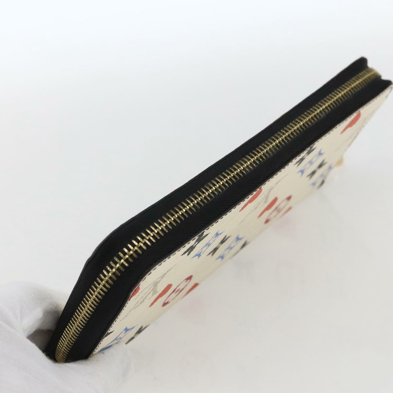 【日本直送】路易威登 Monogram Game On Zippy 長版皮夾 白色 M57491 LV 正品 165832M-4
