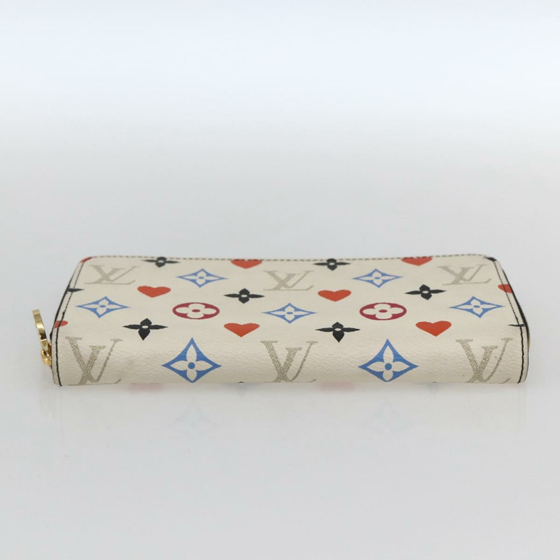 【日本直送】路易威登 Monogram Game On Zippy 長版皮夾 白色 M57491 LV 正品 165832M-5