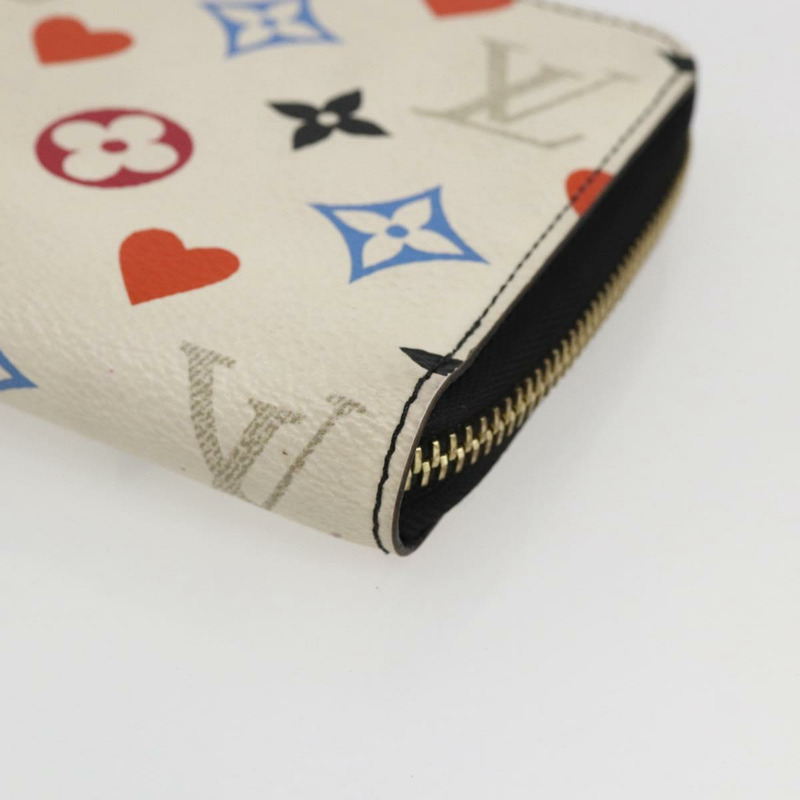 【日本直送】路易威登 Monogram Game On Zippy 長版皮夾 白色 M57491 LV 正品 165832M-6