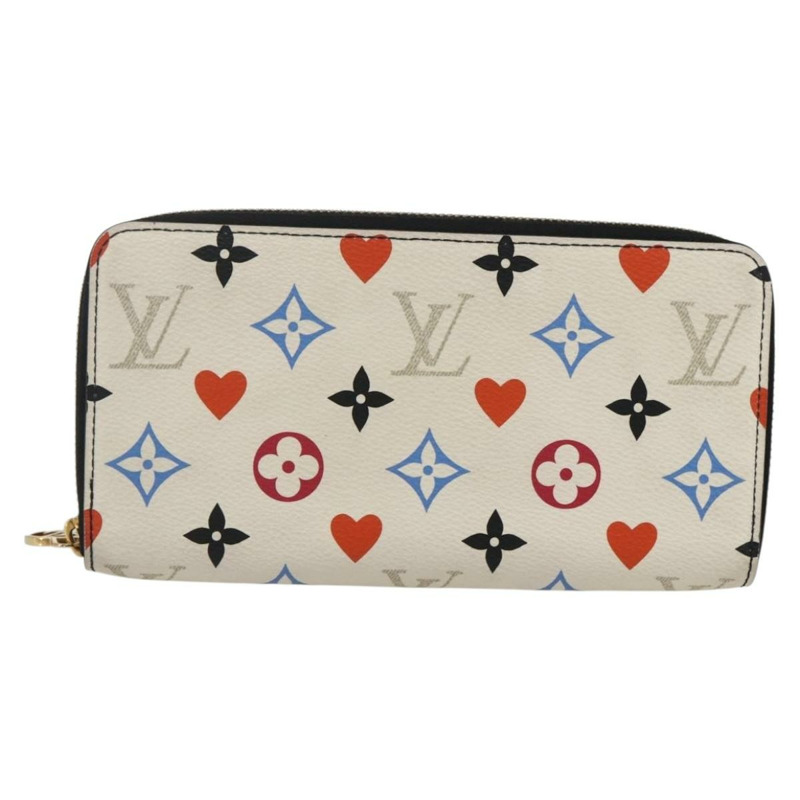 【日本直送】路易威登 Monogram Game On Zippy 長版皮夾 白色 M57491 LV 正品 165832M-12