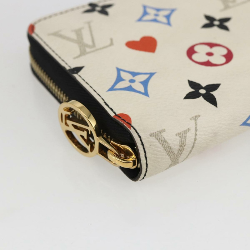 【日本直送】路易威登 Monogram Game On Zippy 長版皮夾 白色 M57491 LV 正品 165832M-13