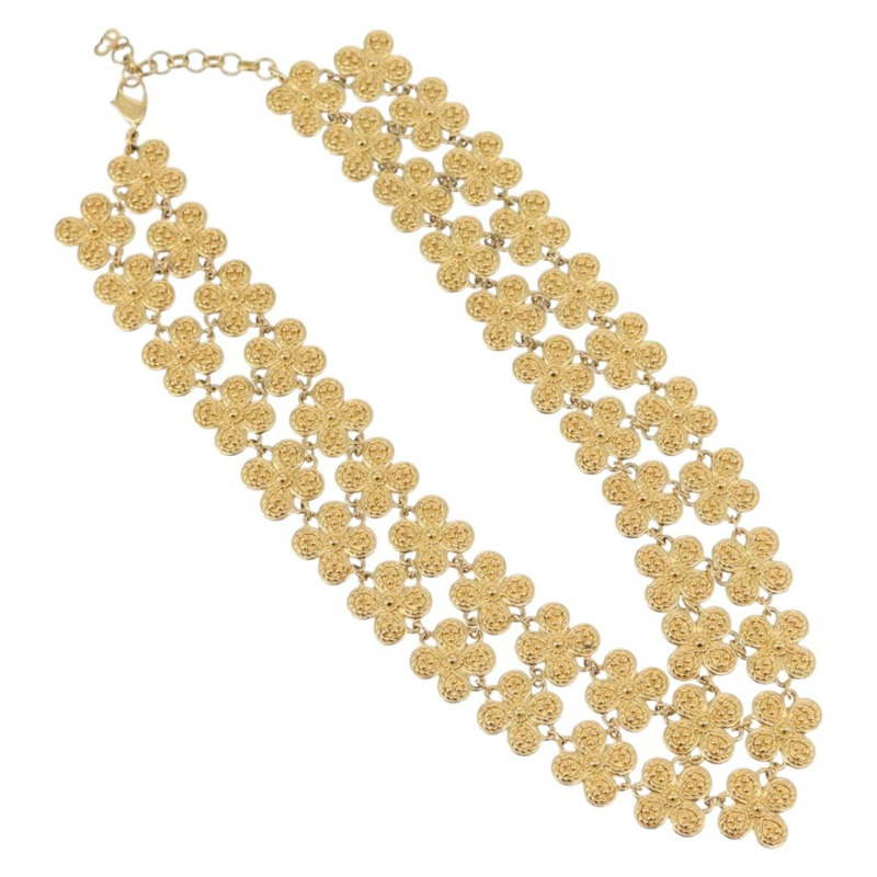 【日本直送】Christian Dior 項鍊 金屬 金 Auth 165838SAV-1