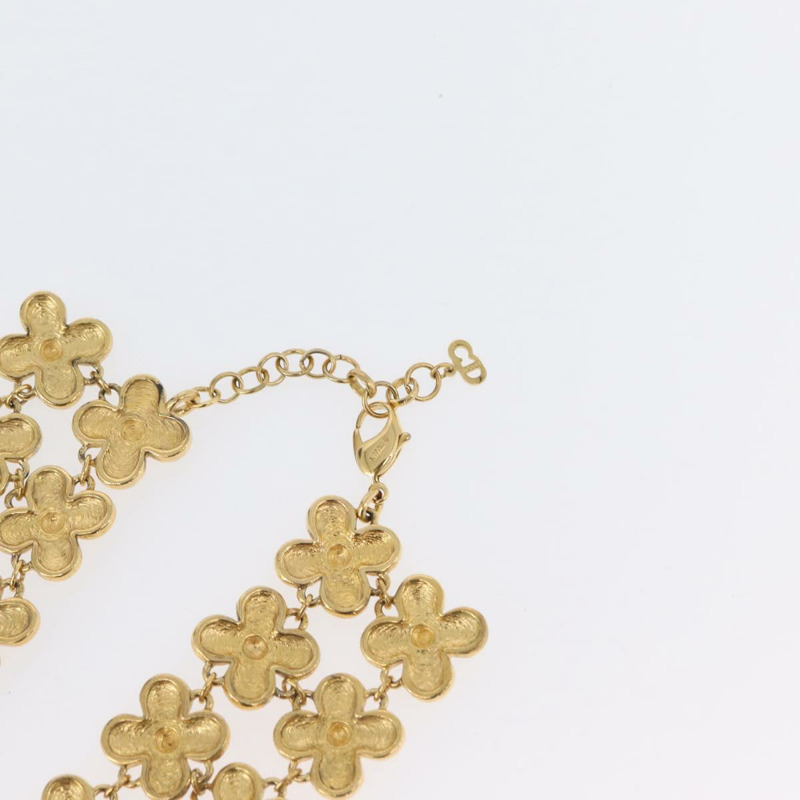 【日本直送】Christian Dior 項鍊 金屬 金 Auth 165838SAV-10
