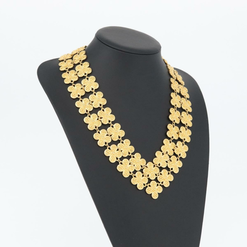 【日本直送】Christian Dior 項鍊 金屬 金 Auth 165838SAV-14