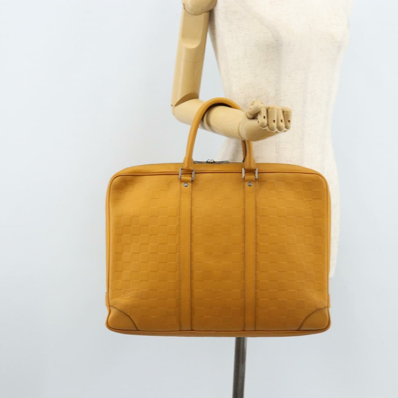 【日本直送】路易威登 Damier Infini Porte 文件旅行包太陽能 N41218 正品 133236-23