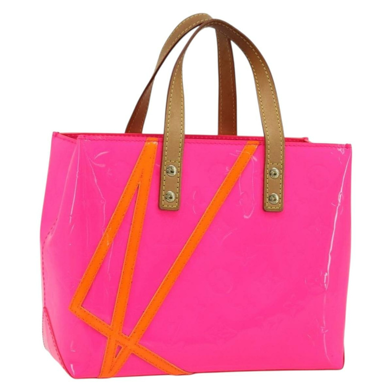 【日本直送】路易威登 Monogram Vernis Fluo Reade PM 手袋 紅色 橙色 M91903 正品 170834V-0