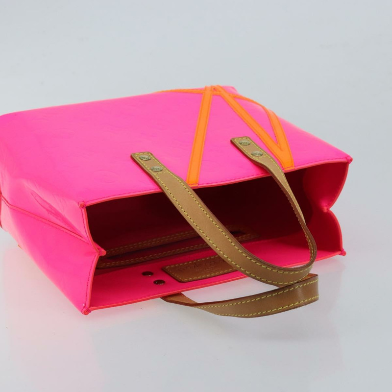 【日本直送】路易威登 Monogram Vernis Fluo Reade PM 手袋 紅色 橙色 M91903 正品 170834V-5