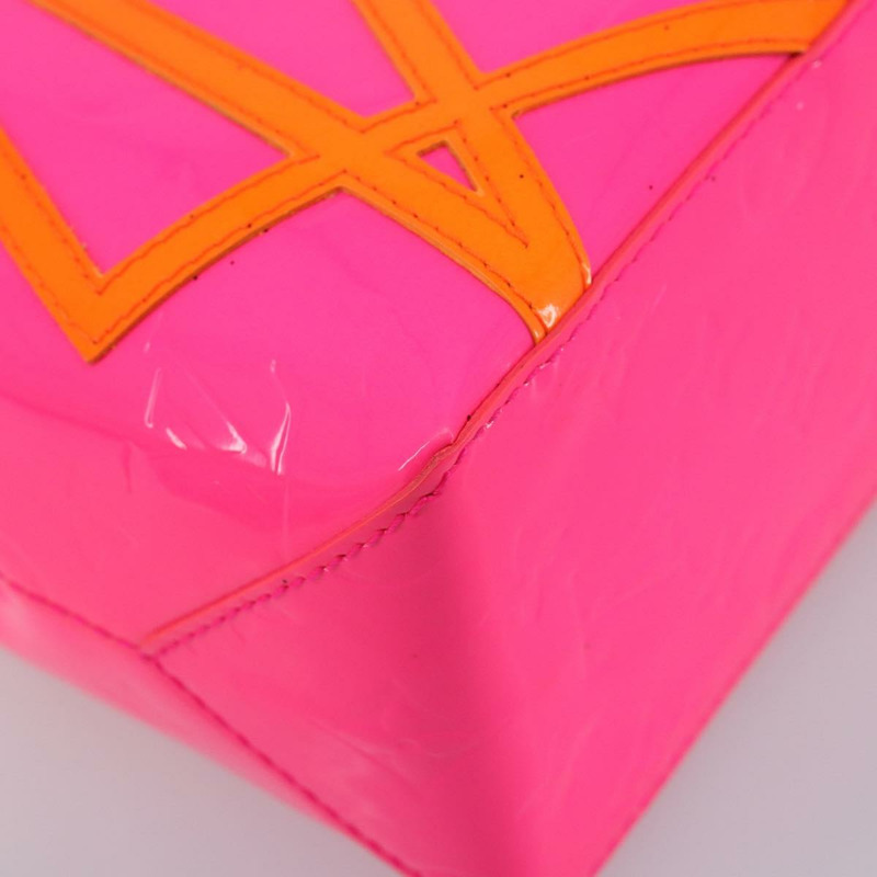 【日本直送】路易威登 Monogram Vernis Fluo Reade PM 手袋 紅色 橙色 M91903 正品 170834V-15