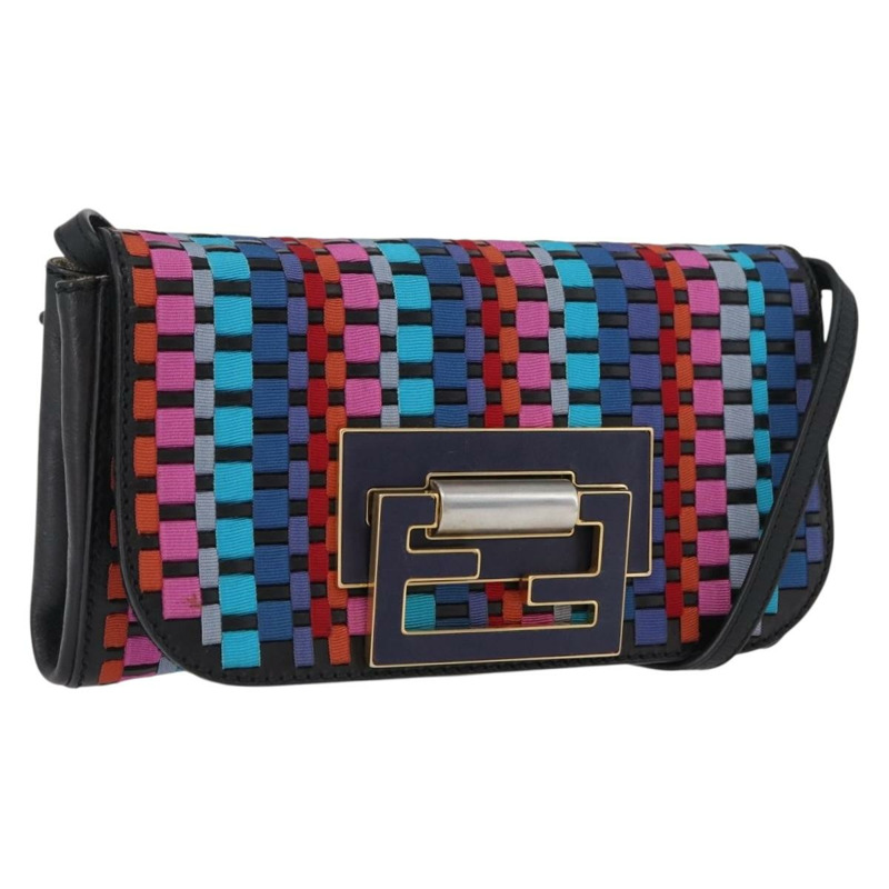 【日本直送】FENDI 肩背包 皮革織物 多色 金色 正品 133235SAM-0