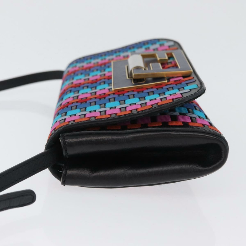 【日本直送】FENDI 肩背包 皮革織物 多色 金色 正品 133235SAM-3