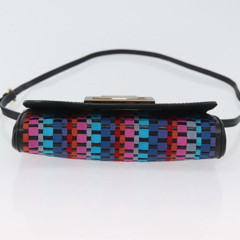 【日本直送】FENDI 肩背包 皮革織物 多色 金色 正品 133235SAM-4