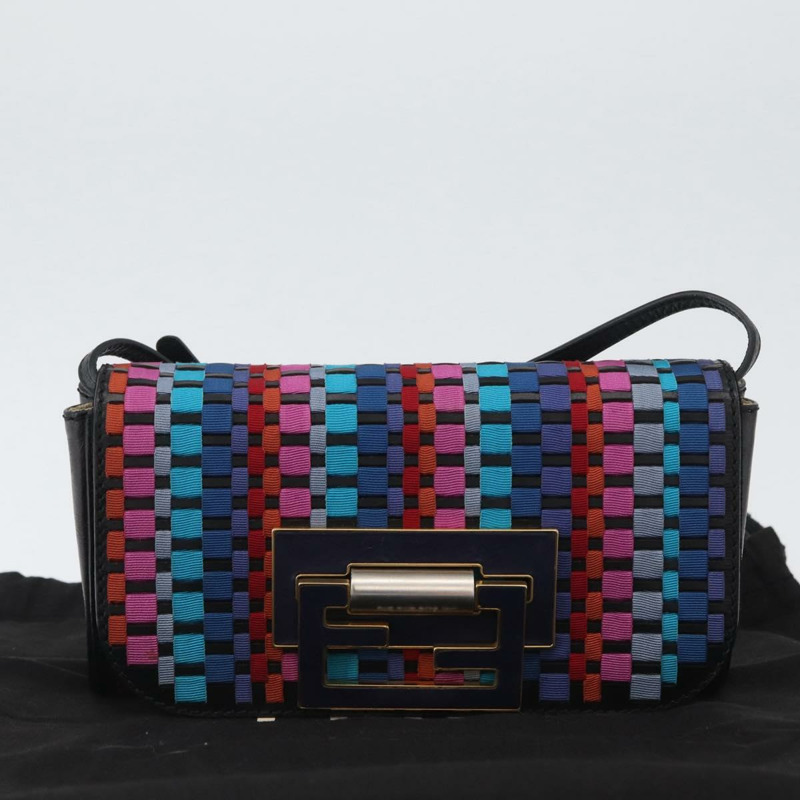 【日本直送】FENDI 肩背包 皮革織物 多色 金色 正品 133235SAM-11