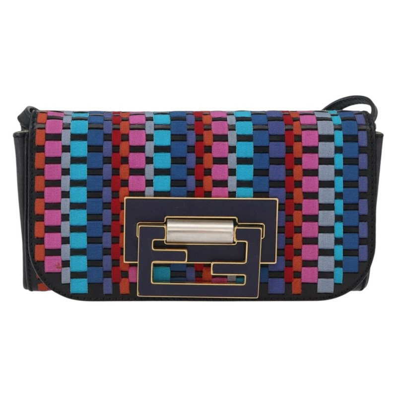 【日本直送】FENDI 肩背包 皮革織物 多色 金色 正品 133235SAM-12